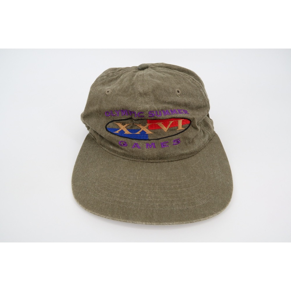 Vintage 1996 Atlanta Summer Olympics Baseball Cap‎ Hat Olympic Games Pro Pocket